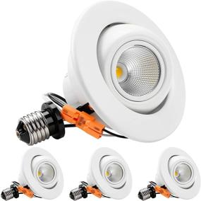 img 4 attached to 🔆 Torchstar Adjustable Recessed Downlight Retrofit Kit