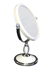 img 4 attached to 🔍 2X Magnification Dual-Sided Oval All-Purpose Makeup Mirror for Dresser Tabletop Use