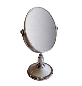 img 3 attached to 🔍 2X Magnification Dual-Sided Oval All-Purpose Makeup Mirror for Dresser Tabletop Use