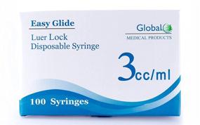 img 4 attached to 💉 3ml Sterile Syringe with Luer Lock Tip - Pack of 100 - Needle-Free Option