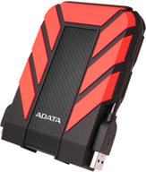 💦 adata ahd710p-1tu31-crd pro 1tb usb 3.1 waterproof/shockproof/dustproof rugged external hard drive - red logo