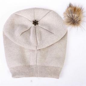 img 2 attached to Ousipps Winter Slouchy Pompom Beanie Outdoor Recreation in Outdoor Clothing