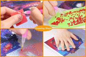 img 1 attached to Diamond Painting Beginners Perfect 12X16Inch Painting, Drawing & Art Supplies for Painting