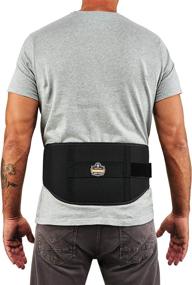 img 4 attached to 💪 ProFlex 1500 Weight Lifters Style Back Support Belt: Large & Black - Ergodyne