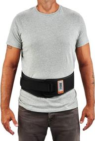 img 1 attached to 💪 ProFlex 1500 Weight Lifters Style Back Support Belt: Large & Black - Ergodyne