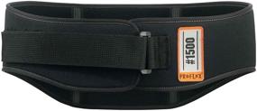 img 3 attached to 💪 ProFlex 1500 Weight Lifters Style Back Support Belt: Large & Black - Ergodyne