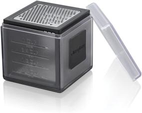 img 4 attached to Efficient and Compact Microplane Cube Mini Box Grater in Stylish Black