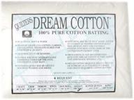 🧵 quilters dream natural cotton request batting (93'' x 121'') super queen - premium quality for exquisite quilting projects logo