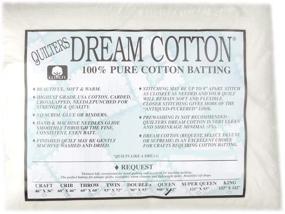 img 4 attached to 🧵 Quilters Dream Natural Cotton Request Batting (93'' x 121'') Super Queen - Premium Quality for Exquisite Quilting Projects