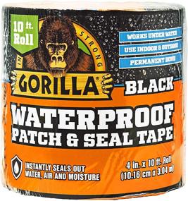 img 3 attached to 🦍 Gorilla 105489 Combo Waterproof Patch & Seal Tape, Black and White, 2 Pack: The Ultimate Solution for All Your Repairs!