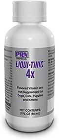 img 1 attached to 🐱 Liqui-Tinic 4x: Highly Palatable Vitamin and Iron Supplement for Dogs, Cats, Puppies & Kittens, 2 oz.