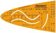 parabola template drafting templates technical logo