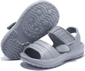 img 4 attached to STQ Toddler Sandals Non Slip Athletic Boys' Shoes : Sandals