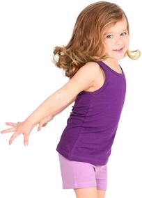 img 2 attached to 👧 Adorable Lovetti Girls Gymnastics Skirts in Purple - Perfect Girls' Clothing for Skirts & Skorts