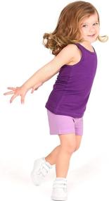 img 1 attached to 👧 Adorable Lovetti Girls Gymnastics Skirts in Purple - Perfect Girls' Clothing for Skirts & Skorts