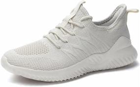 img 3 attached to Women's Lightweight Breathable Trainers: Running Sneakers for Athletic Performance