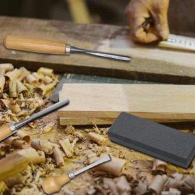 img 2 attached to 🔪 Lulu Home Professional Woodworking Whetstones: Achieve Superior Sharpening and Finishing Results!