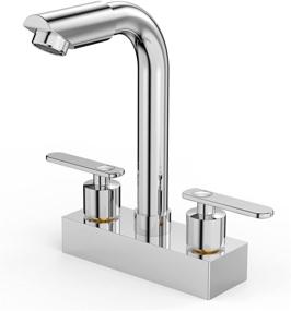 img 4 attached to 🚰 Lead Free Centerset Bathroom Faucets: Safe and Compatible Choice