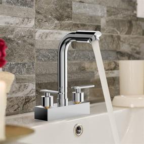 img 2 attached to 🚰 Lead Free Centerset Bathroom Faucets: Safe and Compatible Choice