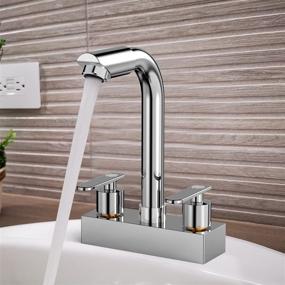 img 3 attached to 🚰 Lead Free Centerset Bathroom Faucets: Safe and Compatible Choice