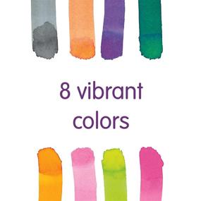 img 3 attached to 🎨 PLWS Liquid Watercolor Paint Set of 8 - 8 fl oz Bottles, Non-Toxic, Fun for Kids, Crafts, Hobbies, Water Color Posters, Cool Effects, Versatile Gift