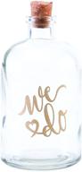 🍾 hortense b. hewitt wedding accessories decanter: we do sand ceremony cylinder or vase, 5.5-inch - enhance your special day! логотип