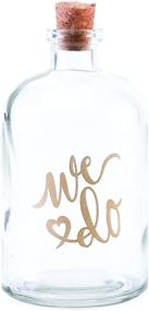 img 2 attached to 🍾 Hortense B. Hewitt Wedding Accessories Decanter: We Do Sand Ceremony Cylinder or Vase, 5.5-Inch - Enhance Your Special Day!