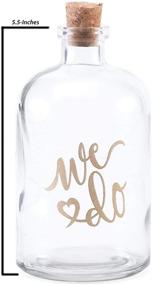 img 1 attached to 🍾 Hortense B. Hewitt Wedding Accessories Decanter: We Do Sand Ceremony Cylinder or Vase, 5.5-Inch - Enhance Your Special Day!