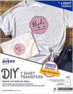 🖨️ avery printable heat transfer paper: перенос изображения для утюжка на светлые ткани (3271) логотип