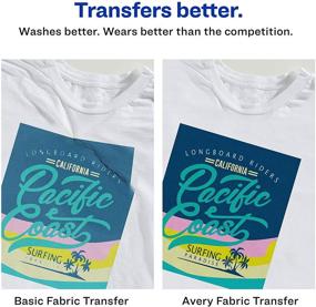 img 2 attached to 🖨️ Avery Printable Heat Transfer Paper: Перенос изображения для утюжка на светлые ткани (3271)