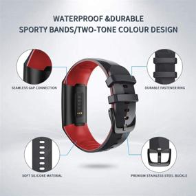 img 3 attached to NotoCity For Fitbit Charge 4 Bands/Charge 3 Special Edition Watch Bands