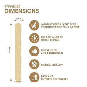 img 3 attached to 🪒 Rayson Wax Sticks: 100 Large Wood Waxing Craft Sticks for Hair Removal & Brow Shaping