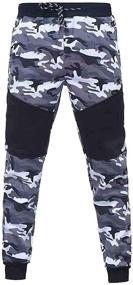 img 1 attached to Tracksuit Camouflage Sweatshirt Sweatpants Sweatsuit Men's Clothing and Active