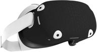 🔒 oculus quest 2 headset accessory: protective cover for shell front face, enhanced collision and scratch prevention (black) logo