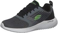 👟 skechers sport bounder verkona men's running shoes in white and black logo