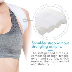 img 1 attached to 📦 VELPEAU Figure 8 Clavicle Brace - Collarbone Support Sling for Injuries & Fractures, Shoulder Posture Corrector for Men and Women (Medium) - Enhanced SEO