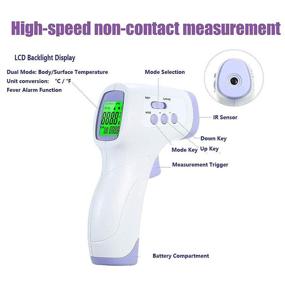 img 2 attached to 🌡️ LIANBO Professional Thermometer: Accurate Non Contact Temperature Measurement