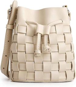 img 4 attached to TIJN Satchel Handbag Leather Crossbody Women's Handbags & Wallets for Satchels