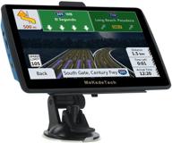 2020 gps navigation for car truck - 7 inch touch screen, voice broadcast, camera warning & free map update logo
