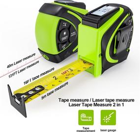 img 3 attached to 📏 BeiXun Laser Tape Measure 2-in-1 - 131 Ft Laser Measure + 16 Ft Tape Measure - Digital Distance Meter for Area, Volume & Pythagorean - 2021 Upgraded