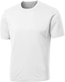 img 1 attached to DRIEQUIP Big & Tall 👕 Men's Moisture Wicking Short Sleeve Athletic T-Shirts