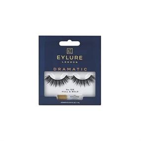 img 3 attached to 💃 Eylure Dramatic False Lash Style 126: Reusable Black lashes with adhesive - 1 Pair