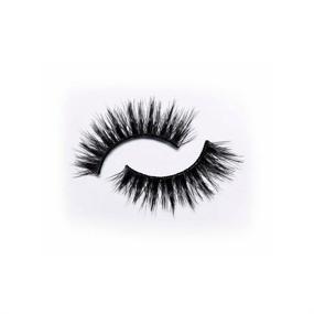 img 2 attached to 💃 Eylure Dramatic False Lash Style 126: Reusable Black lashes with adhesive - 1 Pair