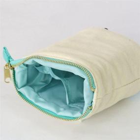 img 1 attached to 📚 Delde Girly Pen Case: Stylish Sunstar Stationery Organizer in Light Green (S1409611)