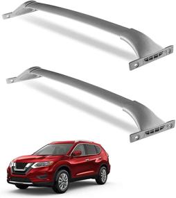 img 4 attached to 🚘 LEDKINGDOMUS Cross Bars Roof Racks for 2014-2020 Nissan Rogue - Aluminum Cargo Carrier Rooftop Bag Luggage Rack Crossbar