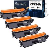 🖨️ valuetoner 4-pack black toner cartridge replacement for hp 94a cf294a - laserjet pro mfp m118dw, m148dw, m148fdw, m148, m118 printer logo