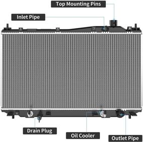 img 1 attached to AUTOSAVER88 Radiator for 2001-2005 🔥 Civic & Acura EL, L4 1.7L ATRD1003