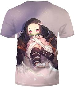 img 2 attached to 👕 Multicoloured1 Men's Clothing: TiwBski Slayer Nezuko T-Shirt - Unleash Your Anime Style!