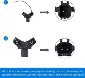 img 1 attached to Совместимость Honda，12V Водонепроницаемая улитка 110 125Db