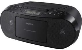 img 4 attached to Sony Portable Stereo CD Player & Tape Cassette Recorder with Digital Tuner AM/FM Radio & Mega 🎵 Bass Reflex Stereo Sound System Including 6ft CubeCable Aux Cable to Connect iPod, iPhone, or MP3 Digital Audio Player